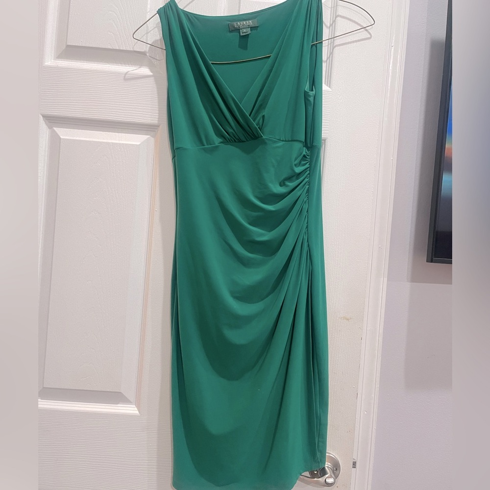 Beautiful emerald green dress